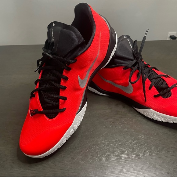 Nike Hyperchase Bright Crimson Men's Basketball Shoe Size 12 - Picture 5 of 11